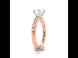 Rose Gold Six Prong Engagement Ring