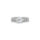antique style diamond ring