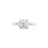 cushion cut diamond engagement ring