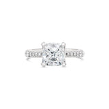 cushion cut diamond engagement ring